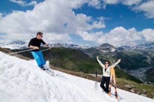 Ski d'été en France